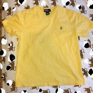 Yellow polo shirt!